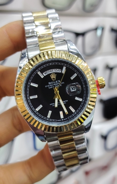 Imagen de RELOJ ROLEX DAY-DATE BICOLOR - CARATULA NEGRA
